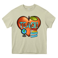 Mossy teach heart Heavy Core Tee - JahusDesignShop