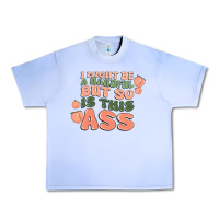 Grape Ice i might be a handful but so is this ass Urban Heavy Tee - MaliasSmallBusiness