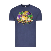 Mardi Gras King Cake Vintage Tee | Teevron