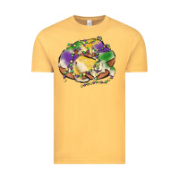Vintage Mustard mardi gras king cake Vintage Tee - MaliasSmallBusiness