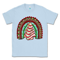 Dusty Blue little debbie tree cakes rainbow Classic Tee - JahusDesignShop