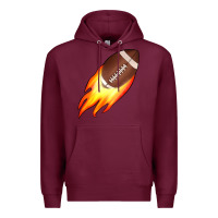 Burgundy american football Premium Hoodie - JahusDesignShop