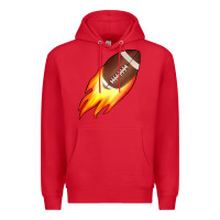 Red american football Premium Hoodie - JahusDesignShop