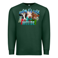 Sports Green heifers its cold outside Premium Sweatshirt - CowGirlArtShop