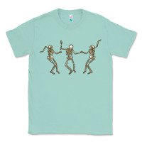Seafoam dancing skeletons Classic Tee - MaliasSmallBusiness