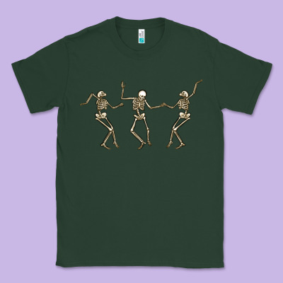 Dancing Skeletons Classic Tee Designed By Maliassmallbusiness