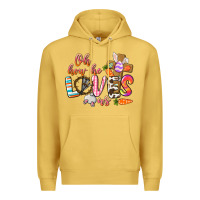 Antique Gold oh how he loves us Premium Hoodie - CowGirlArtShop