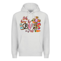 Dove Grey oh how he loves us Premium Hoodie - CowGirlArtShop
