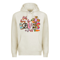 Oatmeal Heather oh how he loves us Premium Hoodie - CowGirlArtShop