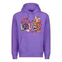 Purple oh how he loves us Premium Hoodie - CowGirlArtShop
