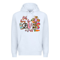 White oh how he loves us Premium Hoodie - CowGirlArtShop
