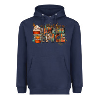Navy my blood type is pumpkin spice Heavyweight Hoodie - CowGirlArtShop