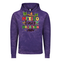 Cloud Purple mexico family vacation 2024 Vintage Hoodie - MaliasSmallBusiness