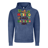 Vintage Denim mexico family vacation 2024 Vintage Hoodie - MaliasSmallBusiness