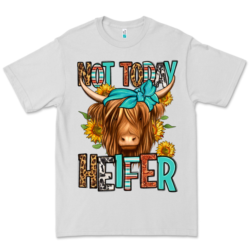 Not Today Heifer Long Haired Cow Premium Tee by Jasminsmagicworld | Teevron