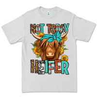 Dove Grey not today heifer long haired cow Premium Tee - Jasminsmagicworld