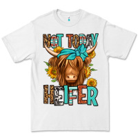 White not today heifer long haired cow Premium Tee - Jasminsmagicworld