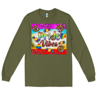Army Green Pride Vibes LGBTQ+ Tumbler Long Sleeve Tee - BundleAndBundleShop