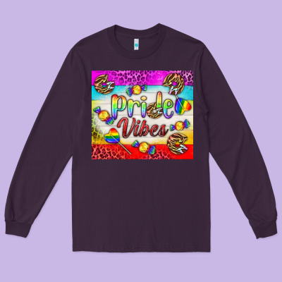 Pride Vibes Lgbtq+ Tumbler Long Sleeve Tee Designed By Bundleandbundleshop