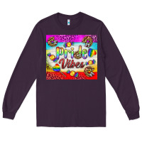 Plum Pride Vibes LGBTQ+ Tumbler Long Sleeve Tee - BundleAndBundleShop