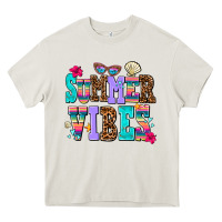 Cream summer vibes Heavy Core Tee - AdoDesignShop