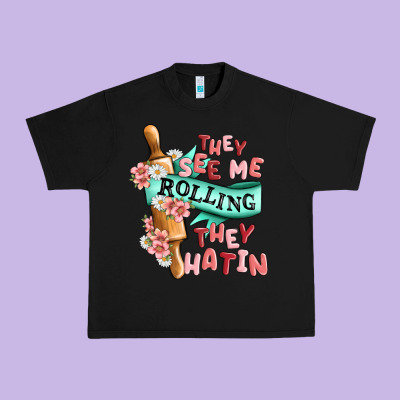 They See Me Rolling They Hatin Urban Heavy Tee Designed By Maliassmallbusiness