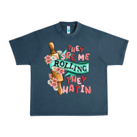 Midnight Navy they see me rolling they hatin Urban Heavy Tee - MaliasSmallBusiness