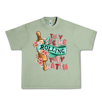 Oil Green they see me rolling they hatin Urban Heavy Tee - MaliasSmallBusiness