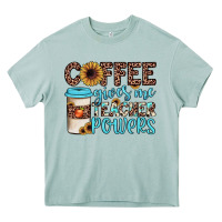 Arona coffee gives me teacher powers Heavy Core Tee - JahusDesignShop