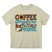 Mossy coffee gives me teacher powers Heavy Core Tee - JahusDesignShop