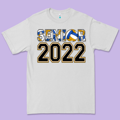 Senior Volleyball Premium Tee Designed By Adodesignshop
