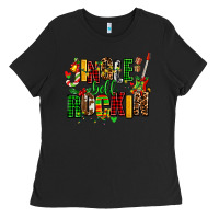 Black jingle bell rockin Ladies Tee - AdoDesignShop