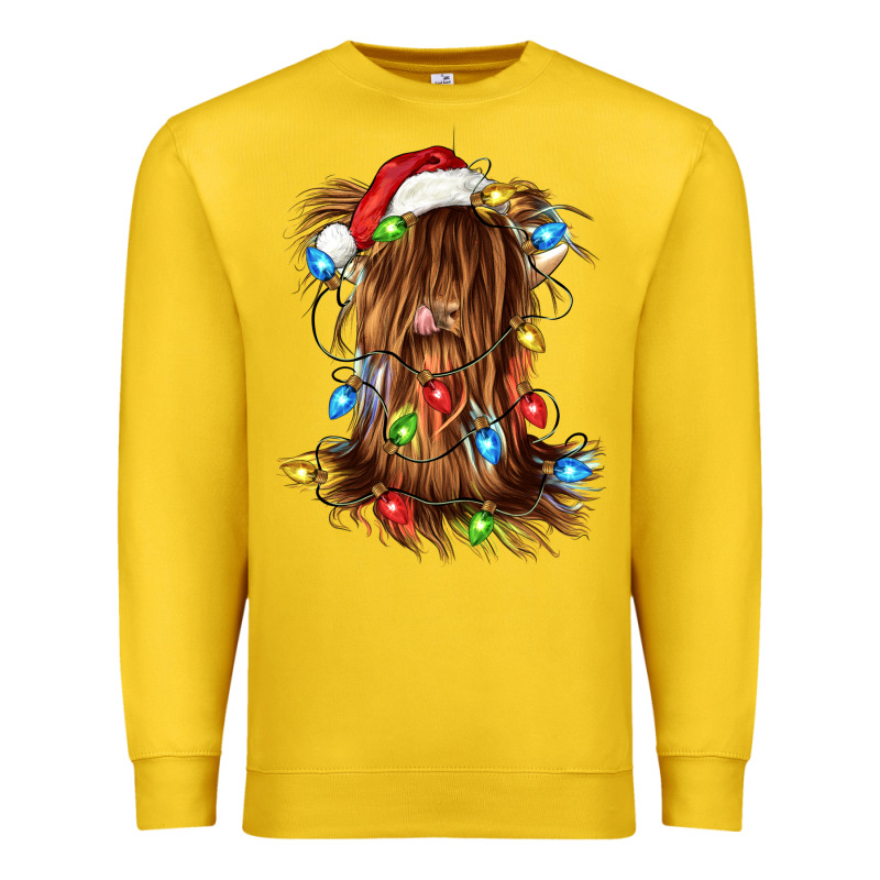 Christmas Heifer Cow Gnome Premium Sweatshirt by CowGirlArtShop | Teevron