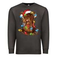 Smoke christmas heifer cow gnome Premium Sweatshirt - CowGirlArtShop