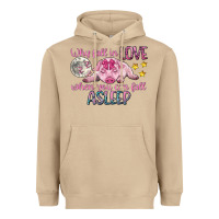 Mushroom why fall in love when you can fall asleep Heavyweight Hoodie - CowGirlArtShop