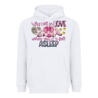 White why fall in love when you can fall asleep Heavyweight Hoodie - CowGirlArtShop
