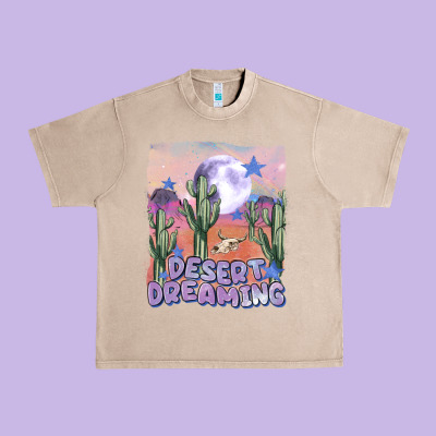 Desert Dreaming Urban Heavy Tee Designed By Maliassmallbusiness