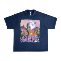 Navy desert dreaming Urban Heavy Tee - MaliasSmallBusiness