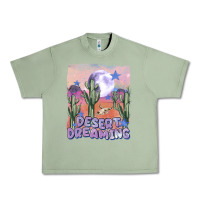 Oil Green desert dreaming Urban Heavy Tee - MaliasSmallBusiness