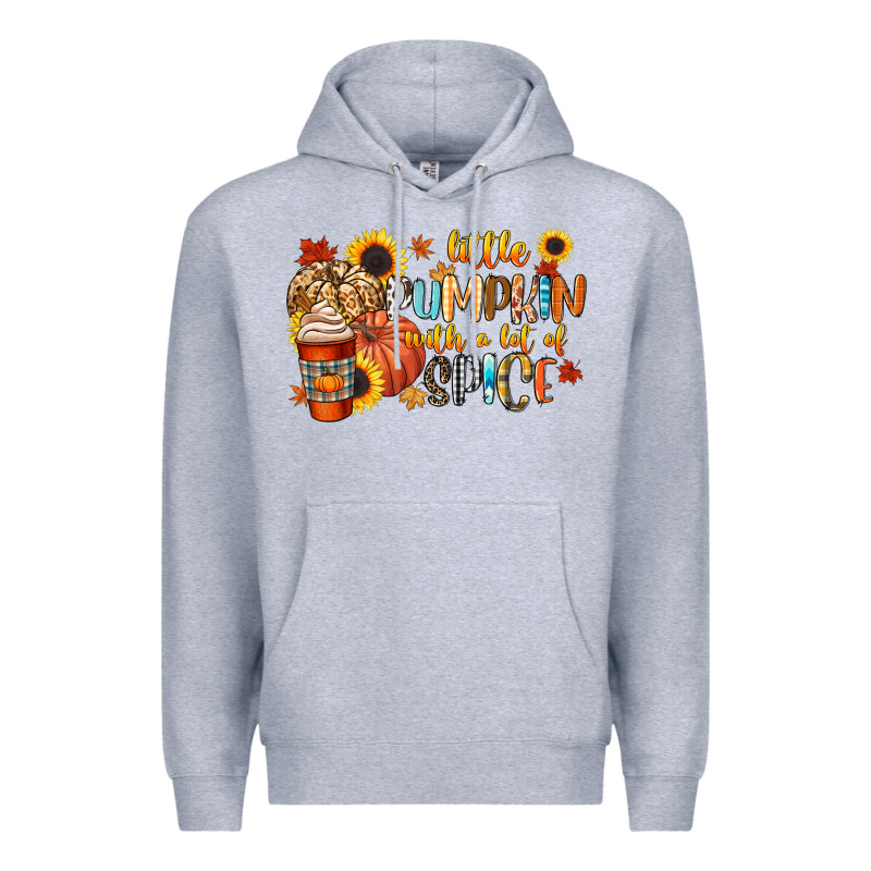 Little Pumpkin With A Lot Of Spice Premium Hoodie by CowGirlArtShop | Teevron