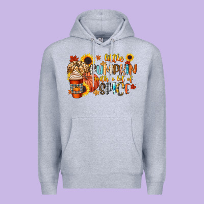 Little Pumpkin With A Lot Of Spice Premium Hoodie Designed By Cowgirlartshop