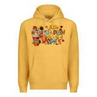 Mustard little pumpkin with a lot of spice Premium Hoodie - CowGirlArtShop