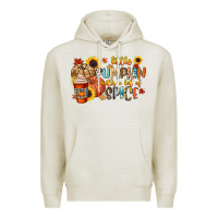 Oatmeal Heather little pumpkin with a lot of spice Premium Hoodie - CowGirlArtShop