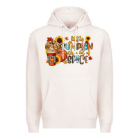 Pale Pink little pumpkin with a lot of spice Premium Hoodie - CowGirlArtShop