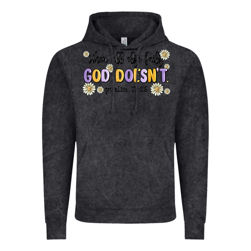 When All Else Fails God Doesnt Vintage Hoodie by MaliasSmallBusiness | Teevron