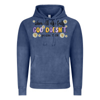 Vintage Denim when all else fails god doesnt Vintage Hoodie - MaliasSmallBusiness