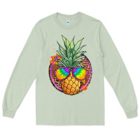 Matcha pineapple and glasses Long Sleeve Tee - JahusDesignShop