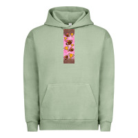 Pigment Oil Green american football with lightning bolt  pen wrap Urban Hoodie - BundleAndBundleShop