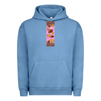 Pigment Pebble Blue american football with lightning bolt  pen wrap Urban Hoodie - BundleAndBundleShop