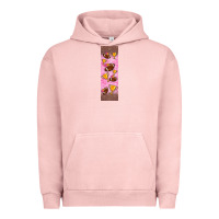 Pigment Salmon american football with lightning bolt  pen wrap Urban Hoodie - BundleAndBundleShop